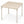 MECO Sudden Comfort 34 x 34 Inch Square Metal Folding Dining Card Table, Buff