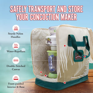 Margaritaville AD1200 Water Repellant Foam Padded Concoction Maker Travel Bag