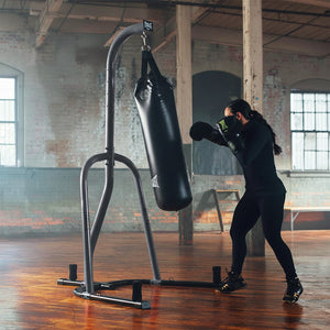 Everlast 100 Pound Max Heavy Duty Powder Coated Steel Heavy Bag Stand, Black - TRAPSKI