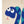 3 Sprouts Kids Childrens Foldable Fabric Storage Cube Bin Box, Blue Snake - TRAPSKI