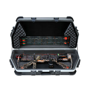SKB Cases 4119 Hard Exterior Waterproof ATA Single Parallel Limb Bow Case, Black