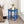 18 Inch Round Weather-Resistant Adirondack Side Table-Navy