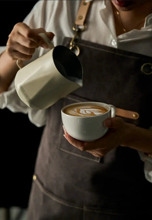 Best Geometric Milk Pitcher for Latte Art - Diamond Faceted 350ml/600ml