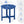 18 Inch Round Weather-Resistant Adirondack Side Table-Navy