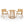 Outdoor 3 Pieces Dining Set With Cushions - Teak Wood