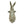 Magnesium Oxide Bunny Statue Holding Decor