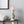 D4.7x10' White Ceramic Candle Holder with Green Floral Patterns, Small