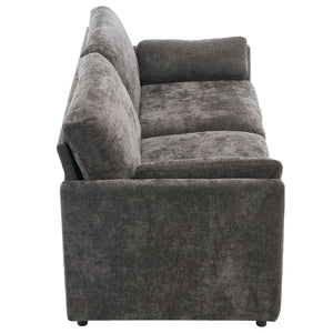 Cozy Upholstered Cushion Loveseat Sofa For Living Room