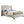 Astral 3-Piece Upholstered Bedroom Set, Tufted Wingback Bed with Two White Nightstands