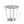 Elysian - Contemporary Round End Table With Shelf - Gray
