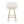 Margarite - Contemporary Fixed Height Counter Stool With Footrest (Set of 2) With Square
