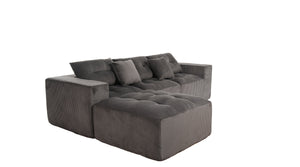 101" L-Shaped Modular Compression Sofa