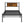 ModerMetal Bedframe With Wood Panel Headboard