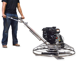 36" Concrete Power Trowel 6HP Kohler Float Pan Screed Edge Cement Finishing Tool - TRAPSKI