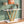 Console Table With Top With V Leg Frame For Hallway, Living Room - White / Gold