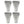 Little Giant RC2 Galvanized Steel Medium Poultry Restraining Cone, (4 Pack) - TRAPSKI