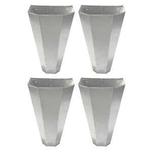 Little Giant RC2 Galvanized Steel Medium Poultry Restraining Cone, (4 Pack) - TRAPSKI