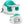 Bumbo Baby Toddler Adjustable 3-in-1 Booster Seat/High Chair and Tray, Aqua