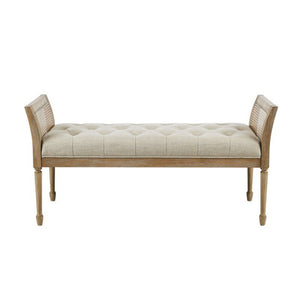 Accent Bench With Arm - Natural