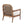 Elliston Rattan Backrest Solid Wood Accent Chair with Cushions - Set of 2