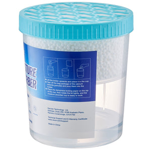 Moisture Absorber Bucket, 2 Packs 16.2 oz Hi-Capacity with 800ml Storage