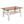 Modern Rectangular Coffee Table With Tempered Transparent Glass Top And Storage Shelf
