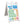 Plasticade Deluxe Signicade Portable Folding Double Sided Sign Stand, White