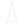 Plasticade Signicade Portable Folding Sidewalk Double Sided Sign Stand, White