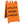 Plasticade 130-O Signicade A Frame Plain Portable Folding Sidewalk Sign, Orange