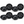 Crunch CS-653 300 Watts 6.5-Inch 3-Way 4 Ohms Steel Basket CS Speakers (4 Pack)