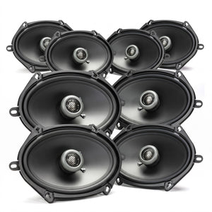 Maxxsonics FKB168 MB Quart Formula 5x7/6x8 Inch 2 Way Coaxial Speakers (4 Pack)