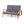Paloma Contemporary Loveseat and Coffee Table Set with Weather Resistant Cushions