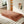 Modern Floor Sofa With 2 Pillows, Convertible Twin Size Folding Mattress For Living Room