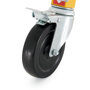 MetalTech Set of 14-Inch Baker Style Scaffolding Outriggers with Casters, 4 Pack