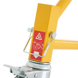 MetalTech Set of 14-Inch Baker Style Scaffolding Outriggers with Casters, 4 Pack - TRAPSKI