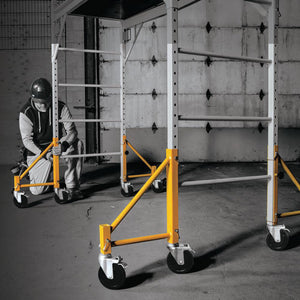 MetalTech Set of 14-Inch Baker Style Scaffolding Outriggers with Casters, 4 Pack