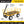 Gorilla Carts Steel Utility Cart, 7 Cu Ft Garden Wagon w/Removable Sides, Yellow
