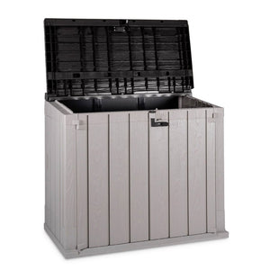 Toomax Stora Way All Weather Outdoor XL 5' x 3' Storage Shed Cabinet, Taupe - TRAPSKI