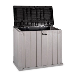 Toomax Stora Way All Weather 4.25' x 2.5' Storage Shed, Taupe Gray/Anthracite - TRAPSKI