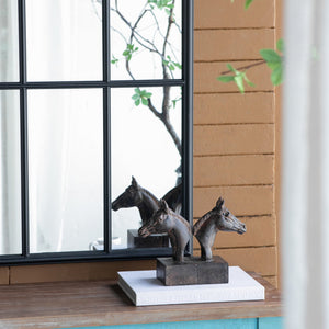S/2 5.1x4x8' Horse Bookends