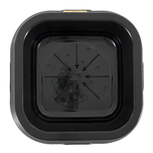 Little Giant MP10BLACK Salt Lick and Mineral Block 10 Quart Plastic Pan, Black