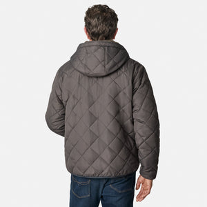 Men's Atlas Hooded Quilted Reversible Sherpa Jacket