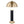 Leoch - Dome Shade Pillar Table Lamp Set With Dome - Black