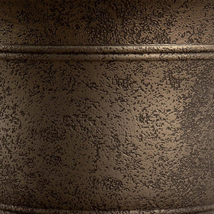HC Companies 13" Wide Sierra Planter Round Plastic Planter, Nordic Bronze (4 Pk) - TRAPSKI