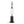 Cannes Contemporary Table Lamp in Black Metal with White Shades