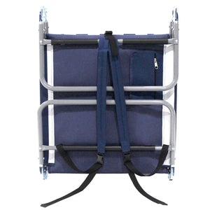 Ostrich The Backpack Chaise Lounge, Facedown Beach Camping Chair w/ Storage Bag