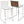 Mara - Contemporary Elegant Design Counter Stool (Set of 2)
