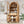 K&K 71' Tall Arched Kitchen Pantry Cabinet with Adjustable Shelves