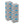 Sterilite 20 Gallon Plastic Storage Container Box Cement Gray/Blue (8 Pack)