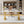 Executive Desk With X-Legs, Sturdy Office Workstation For Home Office - White / Gold